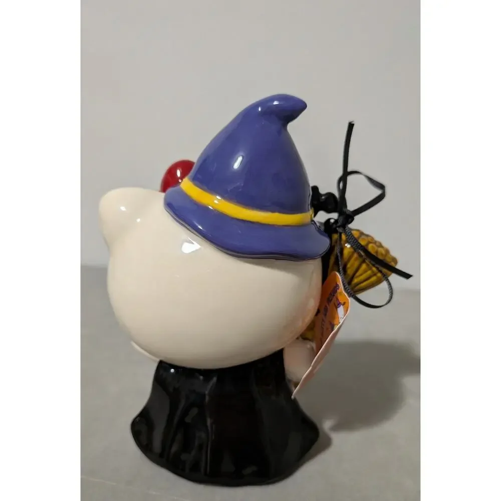 NWT Blue Sky Clayworks Hello Kitty Witch Figurine Halloween Decor Ceramic